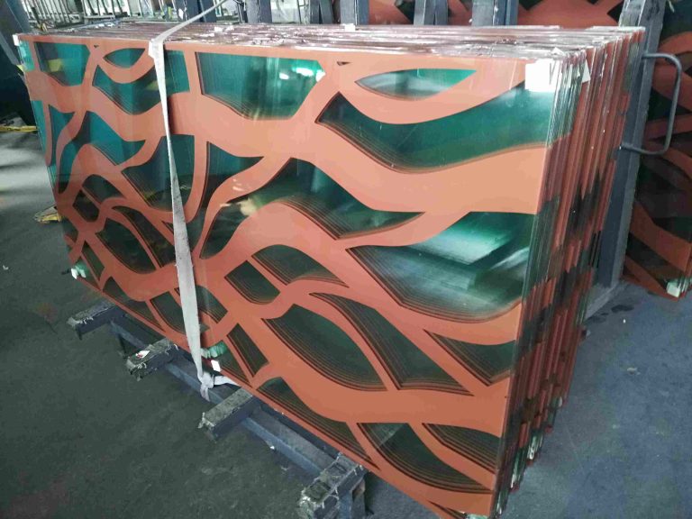 Screen Fritted tempered laminated glass 7